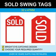 Image result for 1 Inch Red Sold Labels