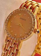 Image result for Geneve Gold Watches for Women