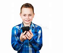 Image result for Boy Holding a Phone