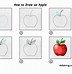 Image result for A Drawing of a Apple