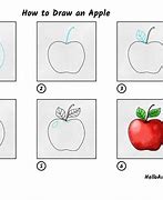 Image result for How to Draw an Apple Drawing