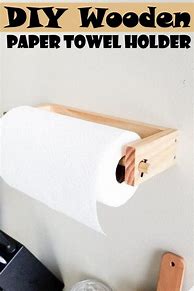 Image result for Wood Under counter Paper Towel Holder