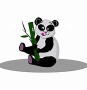 Image result for Cartoon Panda with Bamboo Vecteezy