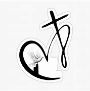 Image result for Heart with Cross Dove Logo