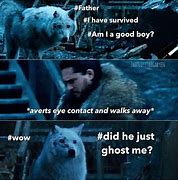 Image result for Game of Thrones Ghost Meme