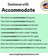 Image result for accommodate