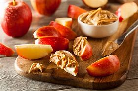 Image result for Apple Slices and Peanut Butter Healthy