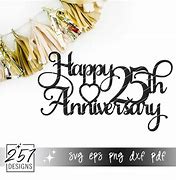Image result for 25th Anniversary Heart SVG