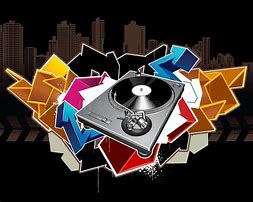 Image result for Turntables Pictures Graffiti