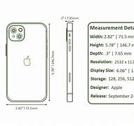 Image result for Dimensions of iPhone 13