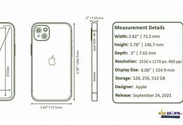 Image result for How Tall Is iPhone 13