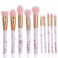 Image result for Pink Makeup Brushes with Stones