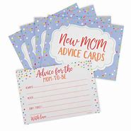 Image result for new moms advice card