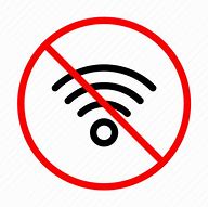 Image result for Wi-Fi Restricted Sign