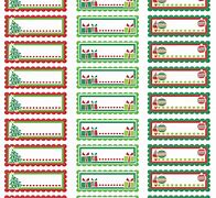 Image result for Christmas Tag Template Word