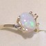 Image result for Genuine Opal Ring Sterling Silver
