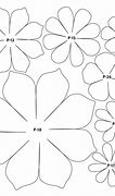Image result for Cardstock Flower Template