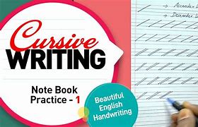 Image result for Cursive Writing Notebook