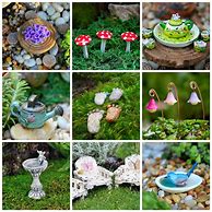Image result for Miniature Fairy Garden Terrarium