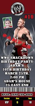 Image result for WWE Birthday Card