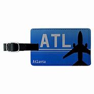 Image result for Leather Luggage Tags with Airport Codes