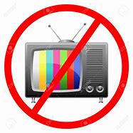 Image result for Clip Art of No TV