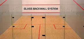 Image result for Squash Court with Glass Back