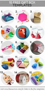 Image result for Mini Gift Box Template