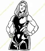 Image result for Girl Wrestler Clip Art