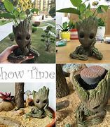 Image result for Baby Groot in Vase