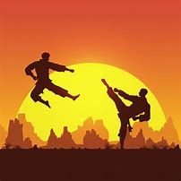 Image result for Martial Arts Fighting Silhouette