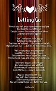 Image result for Poem of Letting Go of Someone You Love