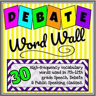 Image result for Debate Words