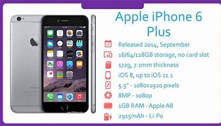 Image result for apple iphone 6 plus specifications