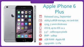 Image result for apple iphone 6 plus specifications