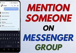 Image result for How to Mention Everyone in Messenger in PC