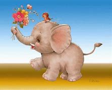 Image result for Cute Cartoon Elephant Wallpaper