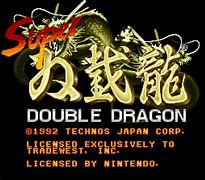 Image result for Return of Double Dragon Logo