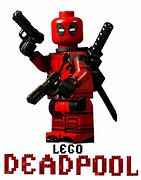 Image result for Deadpool LEGO Front-Facing