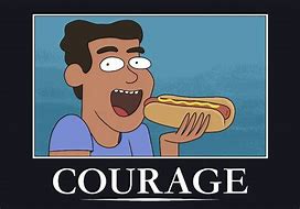 Image result for Rick and Morty Courage