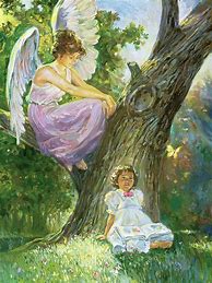Image result for Guardian Angel Painting Art