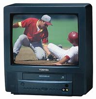 Image result for TV with VCR and DVD