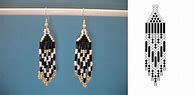 Image result for Free Beaded Earring Patterns Seed Beads
