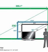 Image result for 100 Inch TV Size Comparison