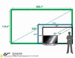 Image result for TV Size for Wall
