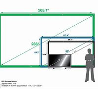 Image result for 120 Inch TV Dimensions