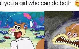 Image result for Spongebob and Sandy Memes