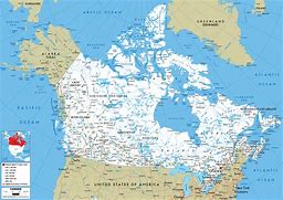 Image result for Canada Road Map