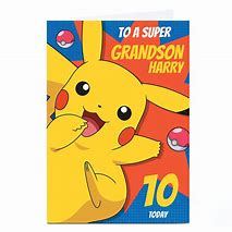 Image result for Pokemon Birthday Card