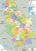 Image result for Serbia Map Labled
